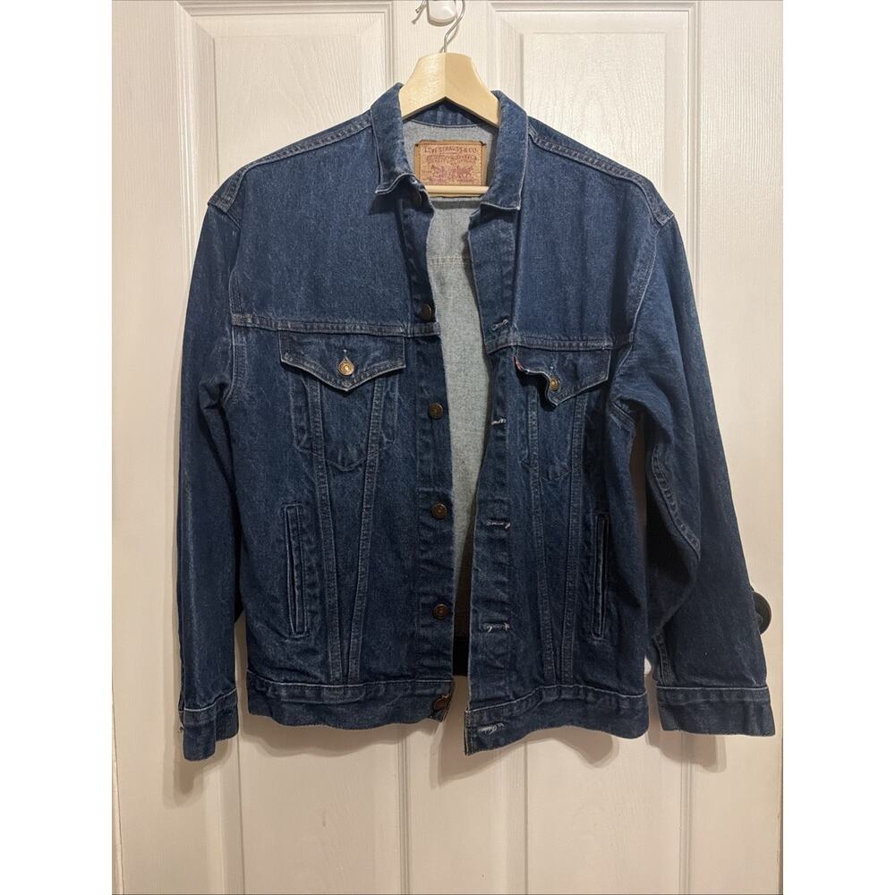 Vintage 90’s Levi Strauss Women's 57508‎ Long Sleeve Denim Jacket Button Sz XL